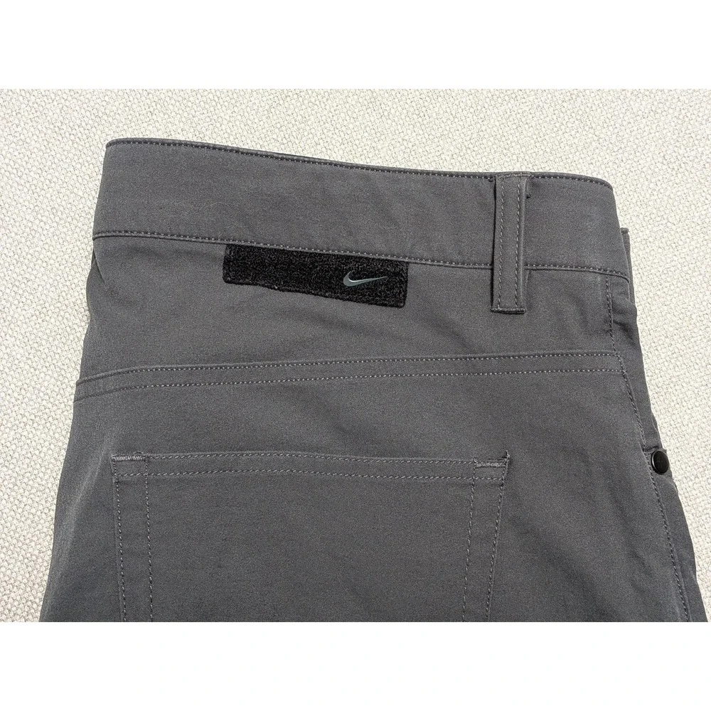 Nike Men's Pants Dark Grey 34x34 Slim Fit Dri-FIT Stretch Performance
